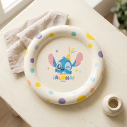 Stitch Porcelain Plate